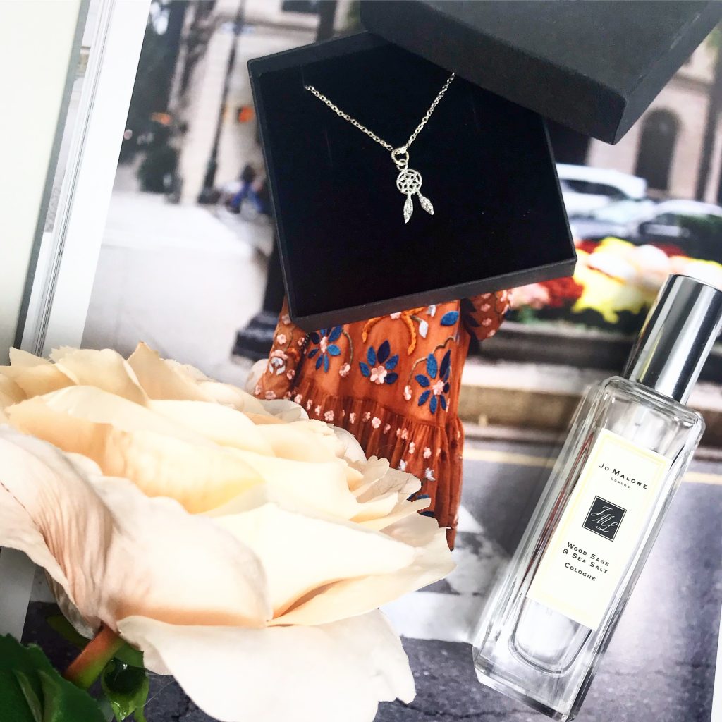 Sterling Silver Dreamcatcher Necklace. Available on 16", 18" and 20" chains