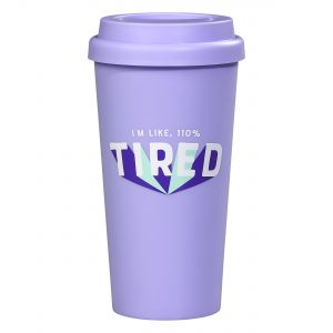 Yes Studio 110% Tired Travel Mug