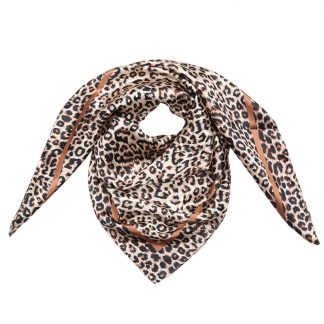 Nala Leopard Print Scarf