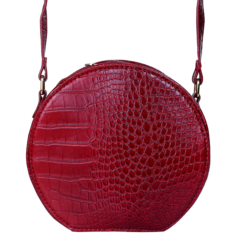 red round bag