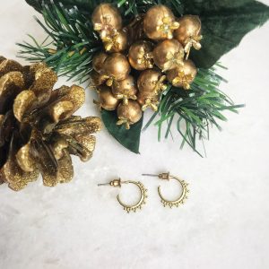 The Jewellery Lovers Christmas Gift Guide - Mini Astrid Beaded Hoop Earrings