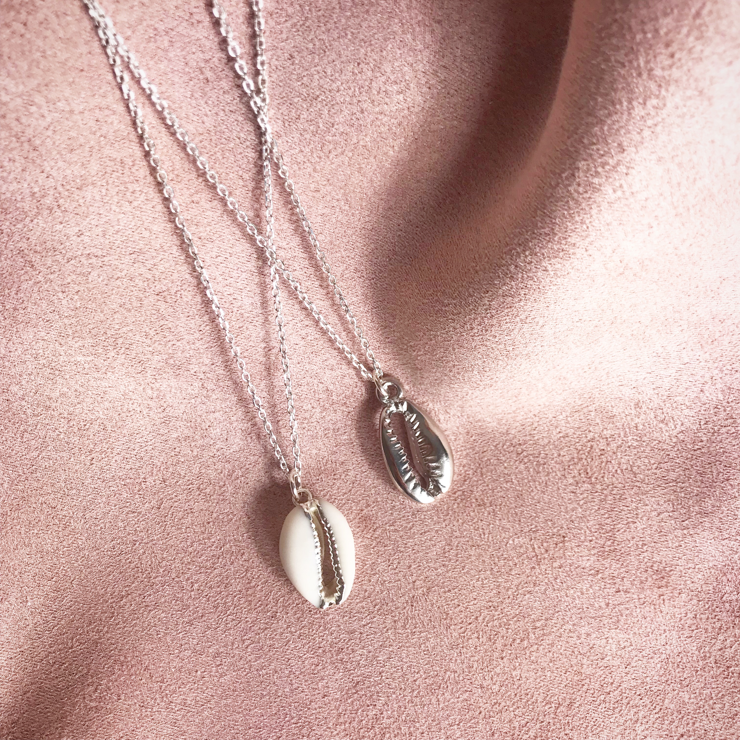 Marina Silver Cowrie Shell Necklace
