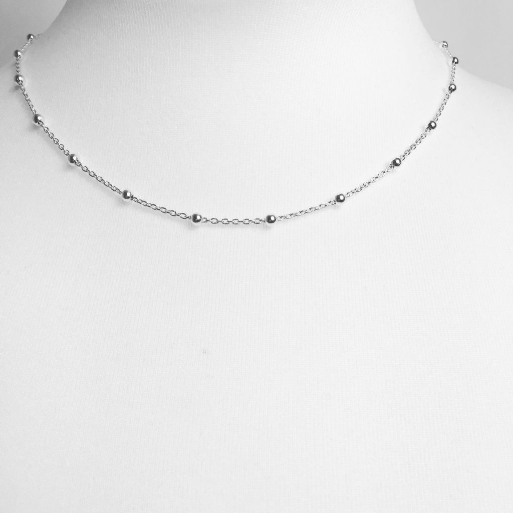 Sterling Silver Bobble Chain