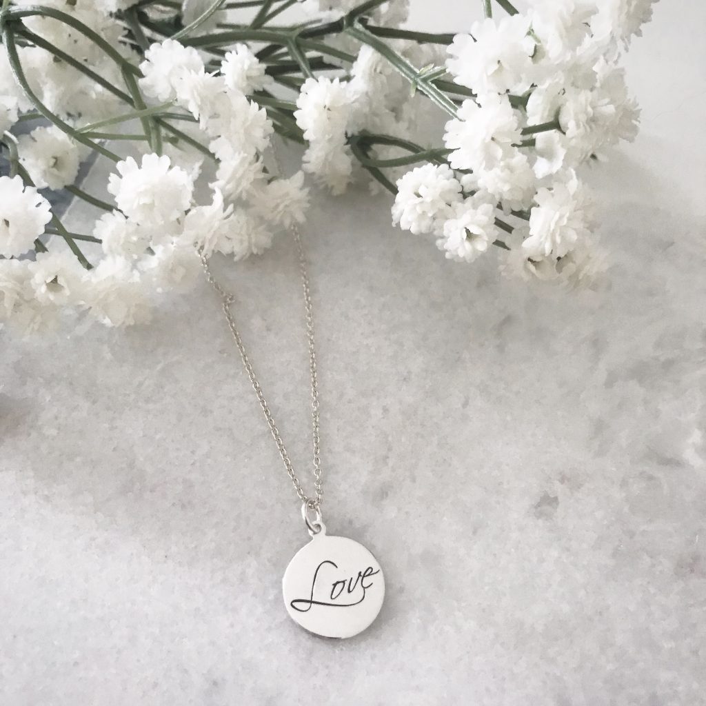Sterling Silver Love Necklace