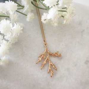 10 Necklaces We Are Loving Right Now - Aster Frosted Branch Necklace