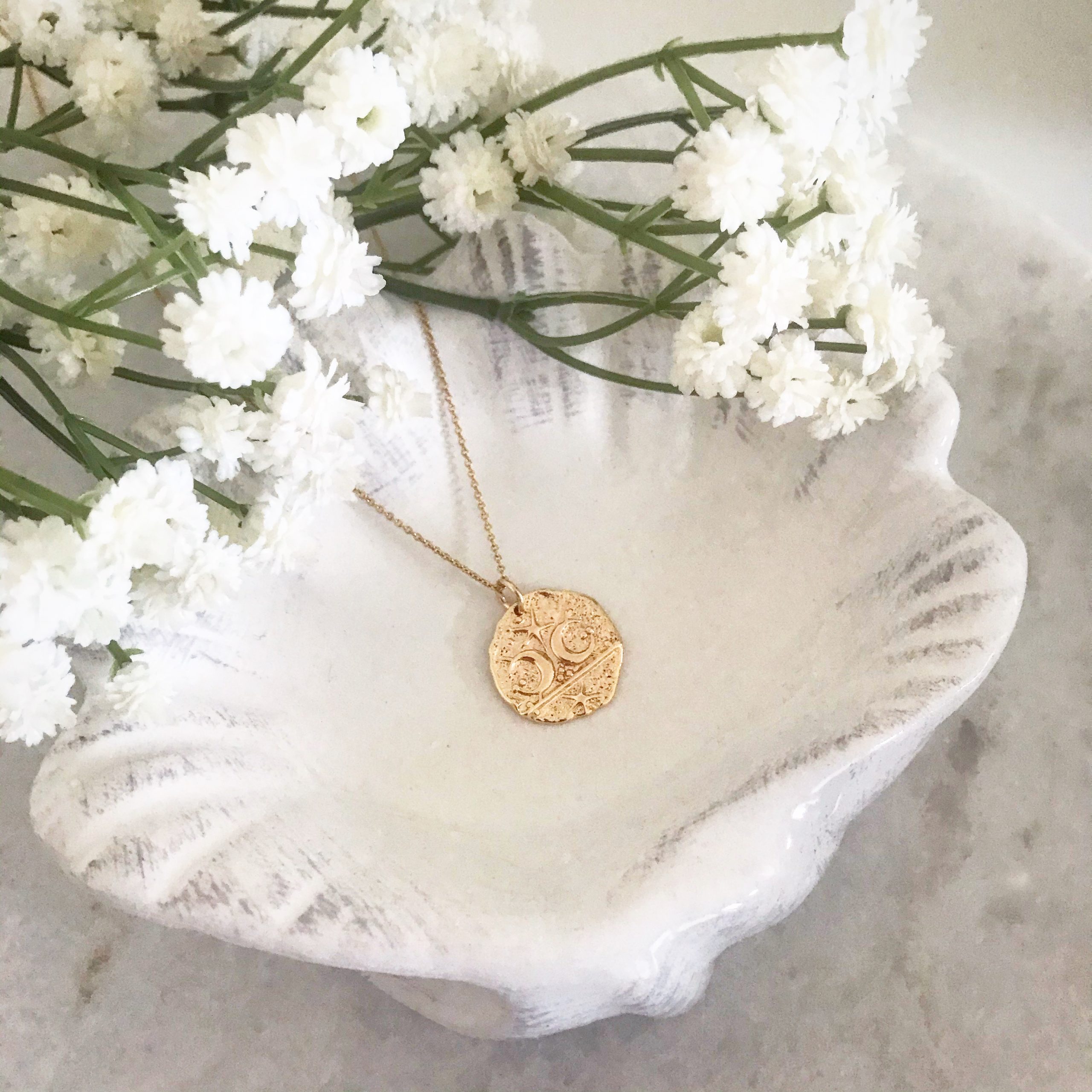 Hali Starfish Fossil Necklace