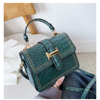 Harlow Structured Cross Body Green