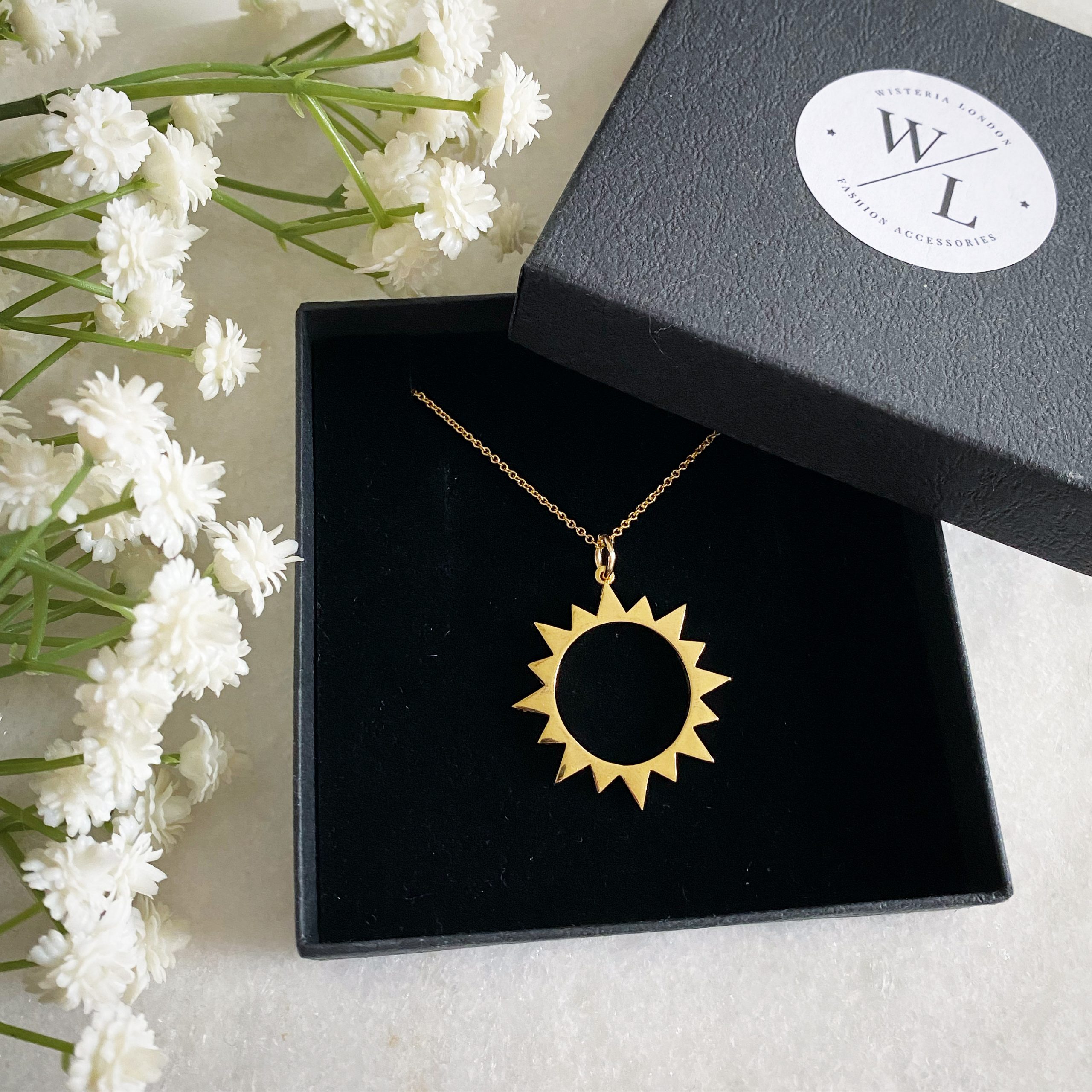 Marisol Gold Sunburst Necklace