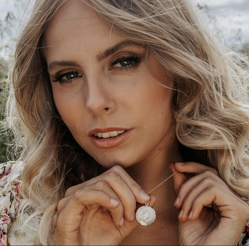 Martha Gold Filigree Locket