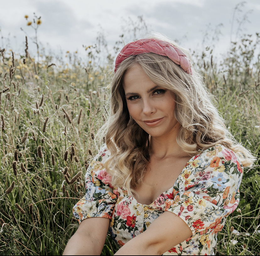 Boleyn Pink Braided Padded Headband