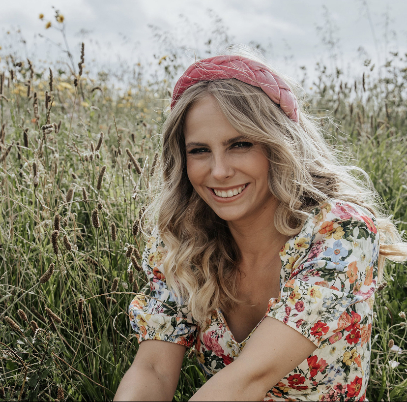 Boleyn Pink Braided Padded Headband