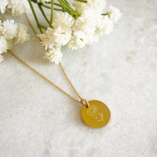 January Birth Flower Necklace