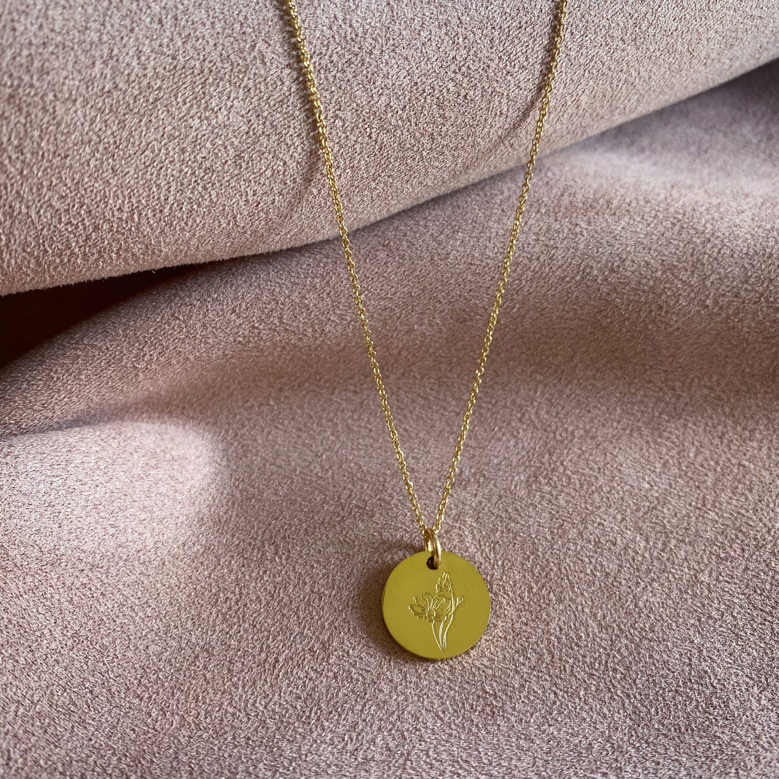 October Birth Flower Necklace