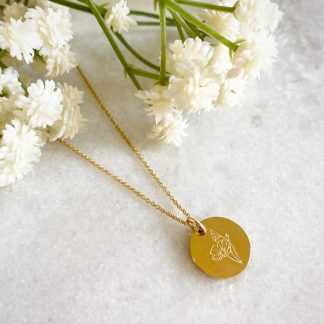 October Birth Flower Necklace