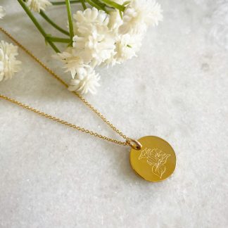 September Birth Flower Necklace