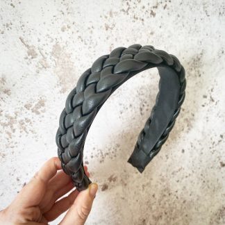 Parker Black Braided Headband