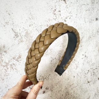 Parker Brown Braided Headband