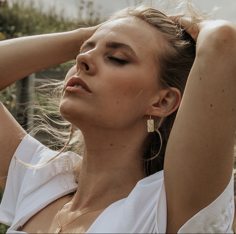 Meredith Wildflower Gold Earrings