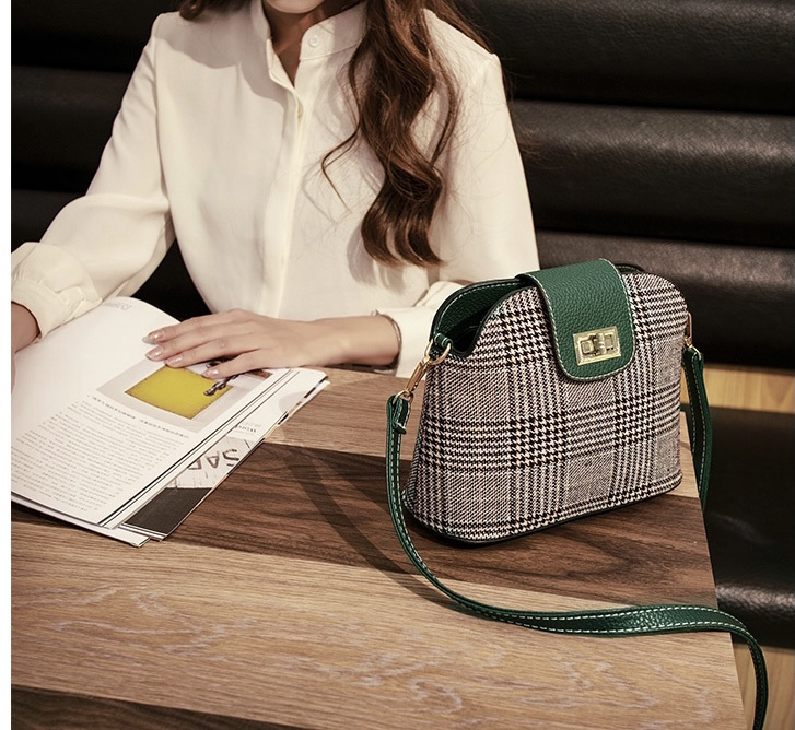 Innis Green Plaid Cross Body