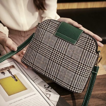 Innis Green Plaid Cross Body - Wisteria London