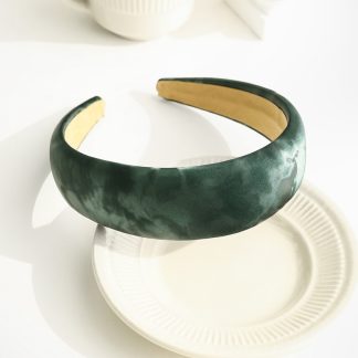 Belle Green Marble Headband
