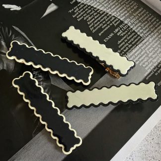 Sylvie Swirl Rectangle Hair Clips