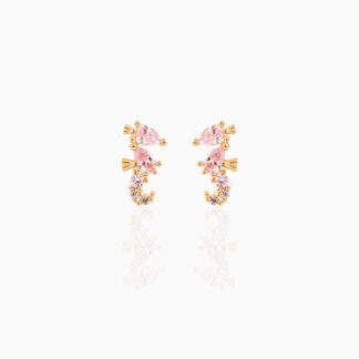 Dainty Seahorse Stud Earrings