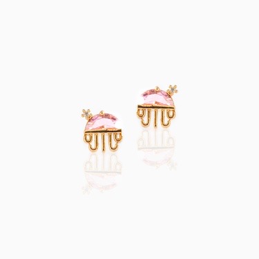 Dainty Jellyfish Stud Earrings