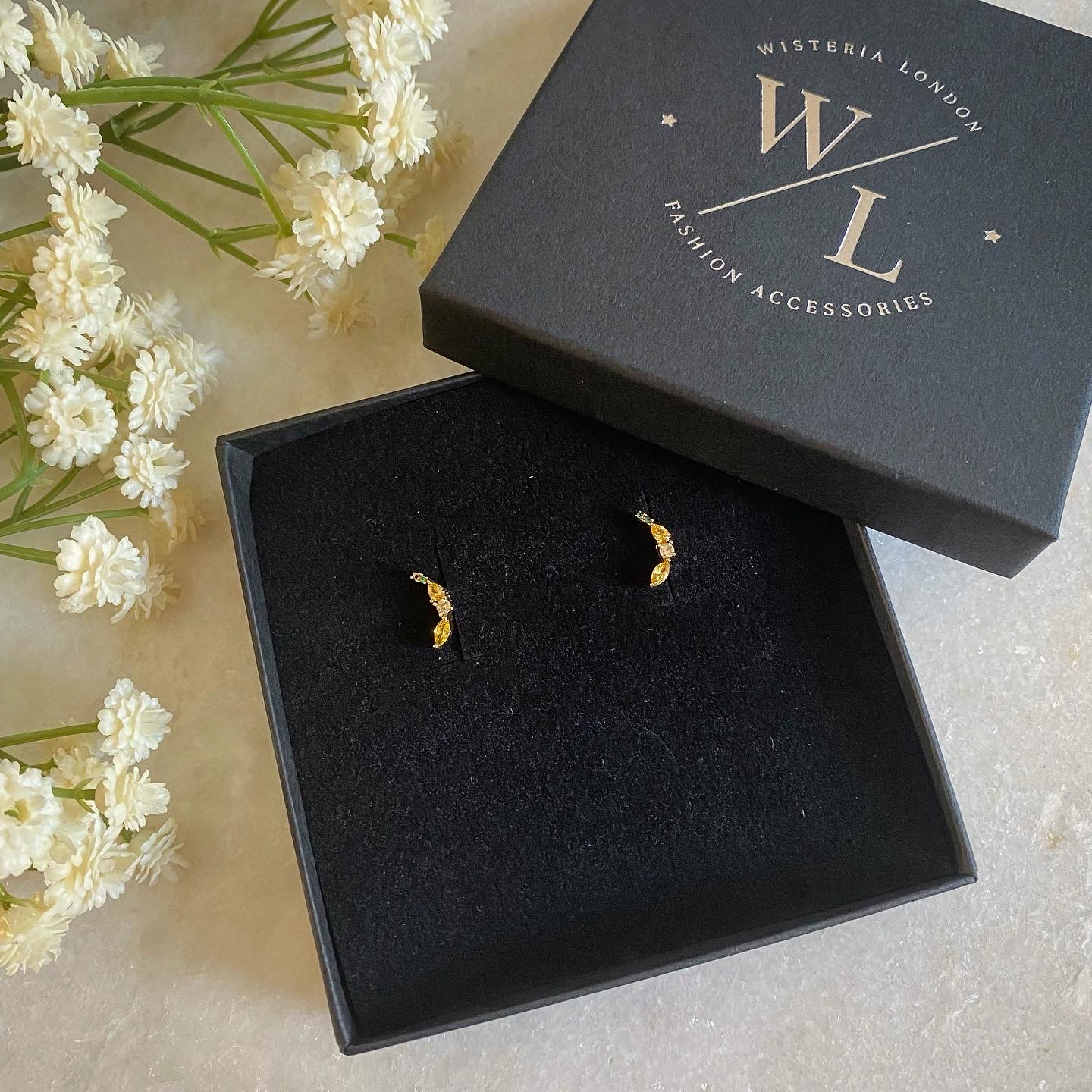 Dainty Banana Stud Earrings