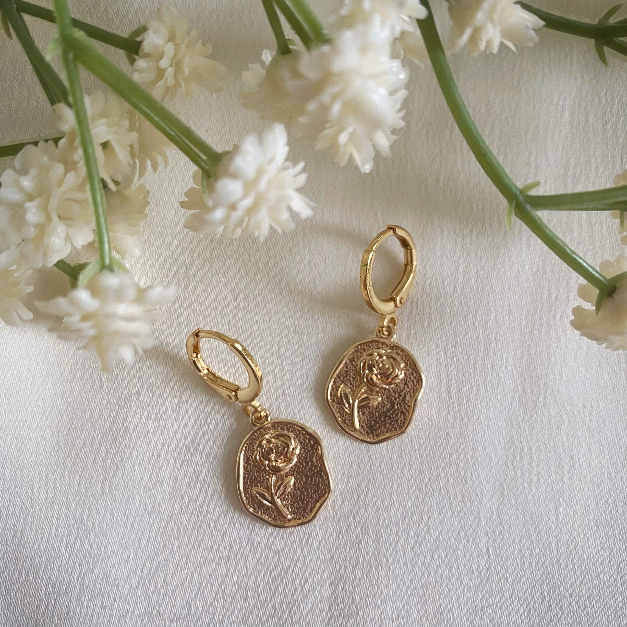 Hattie Rose Huggie Hoop Earrings