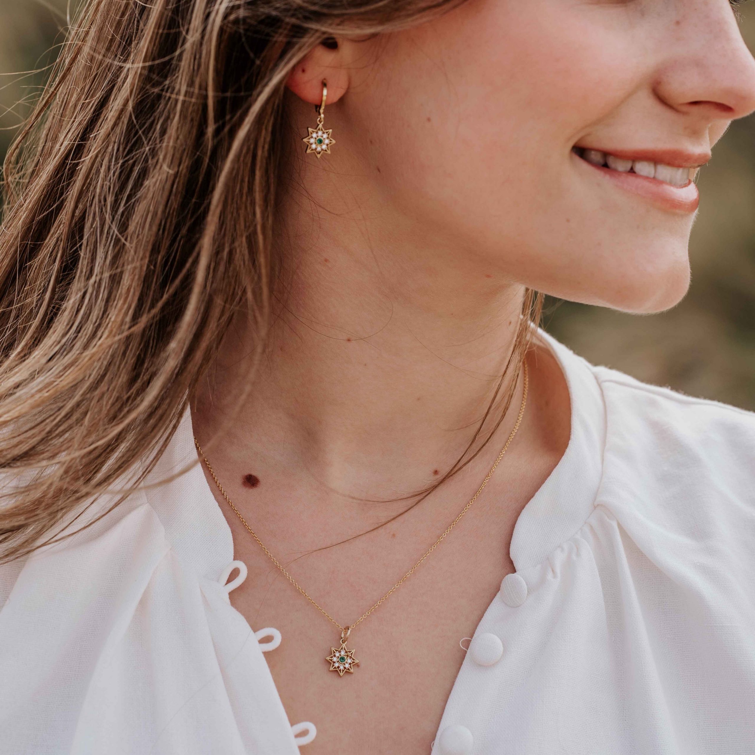 North Star CZ Necklace