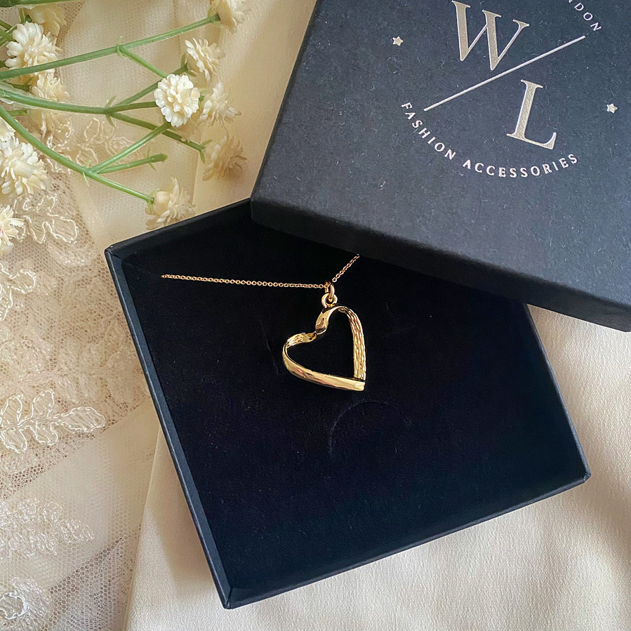 Adora Gold Heart Necklace
