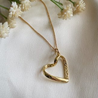 Adora Gold Heart Necklace